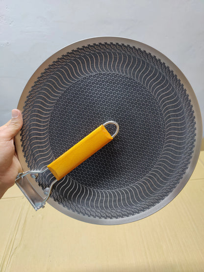 Honeycomb Stainless Steel Tawa