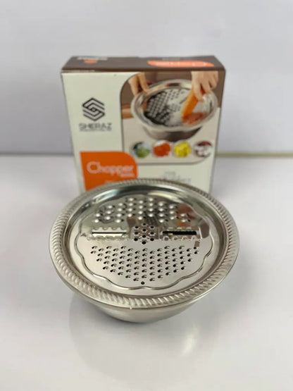 Stainless Steel Kaddu Kash with bowl