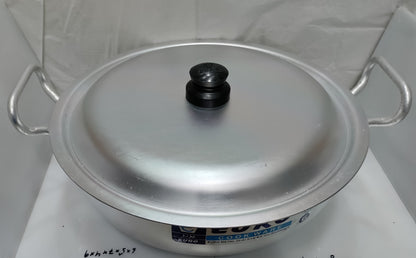 Anodized kadai چاندی بھاری یورو