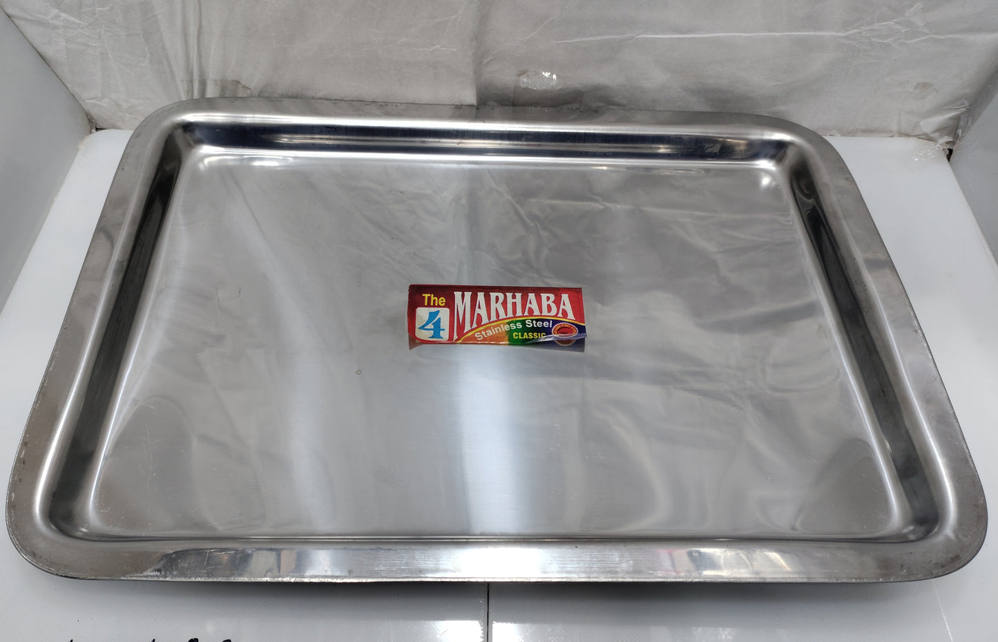 serving Tray Kam Gheri stainless steel