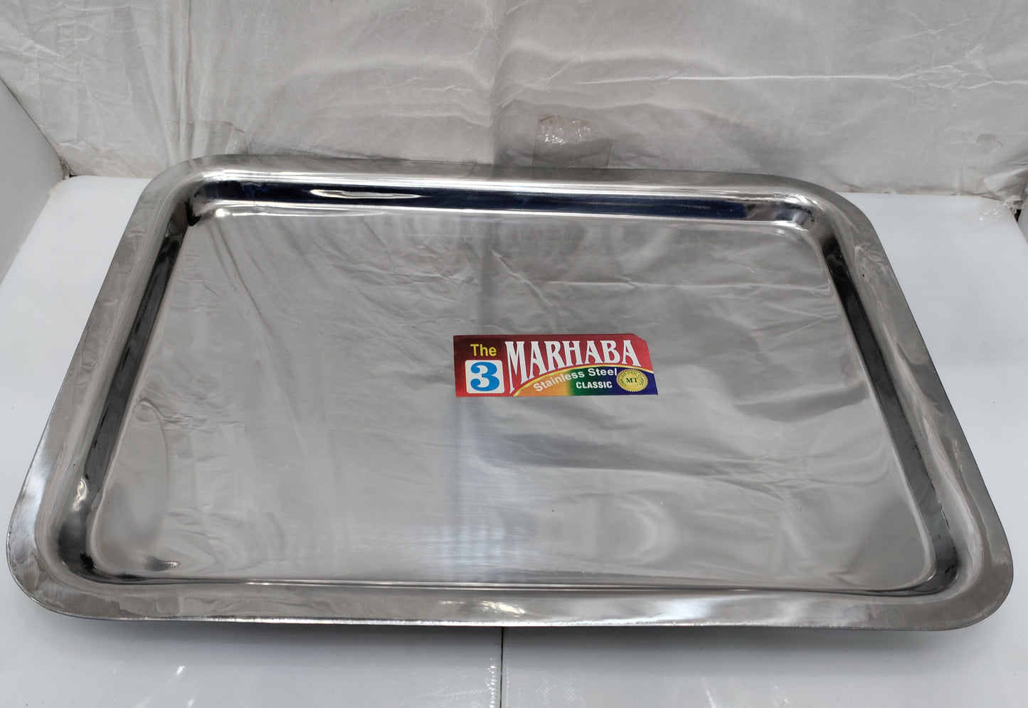 serving Tray Kam Gheri stainless steel