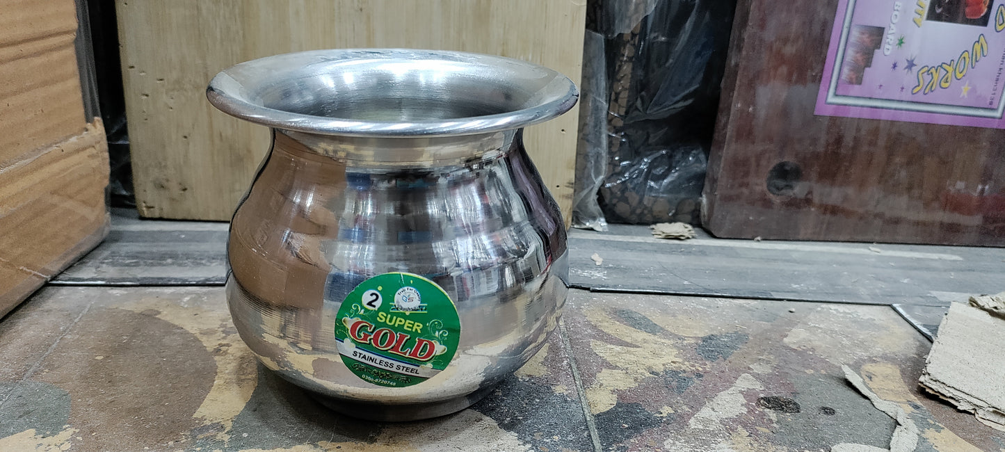 Stainless steel water garwi best heavy quality
