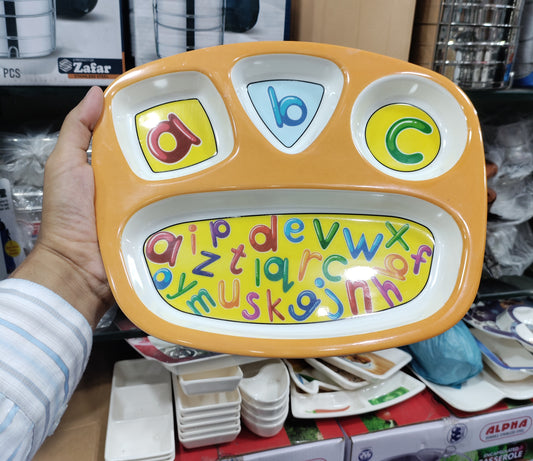 Kids Alphabets Tray beautiful melamine plate best for birthday gifts