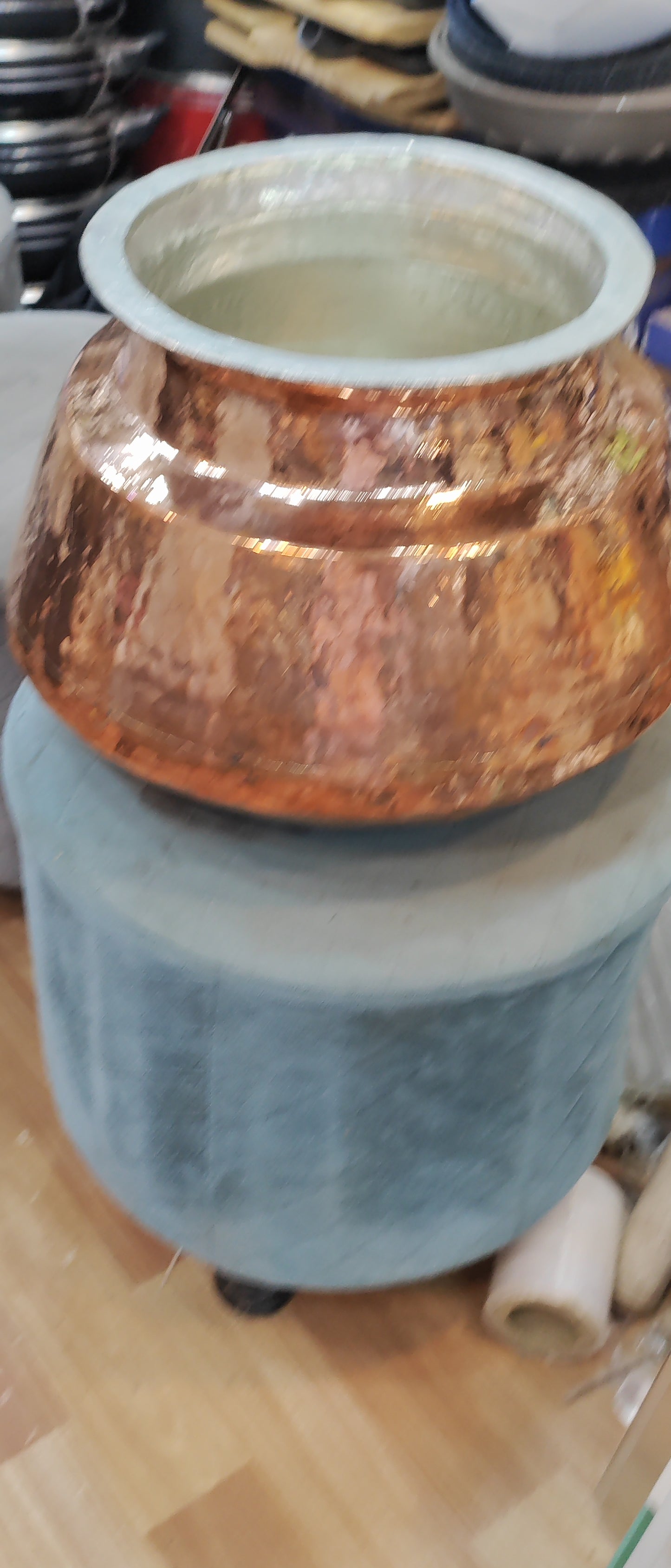 Pure copper cooking deg