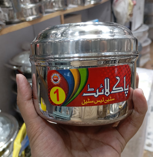 Stainless Steel butter pot food storage box Heavy Material