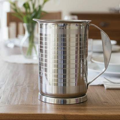 Stainless steel jug unbreakable plastic jug 1L pakistan karachi ramazan crockery iftari serving water jug heavy wholesale cheap rates