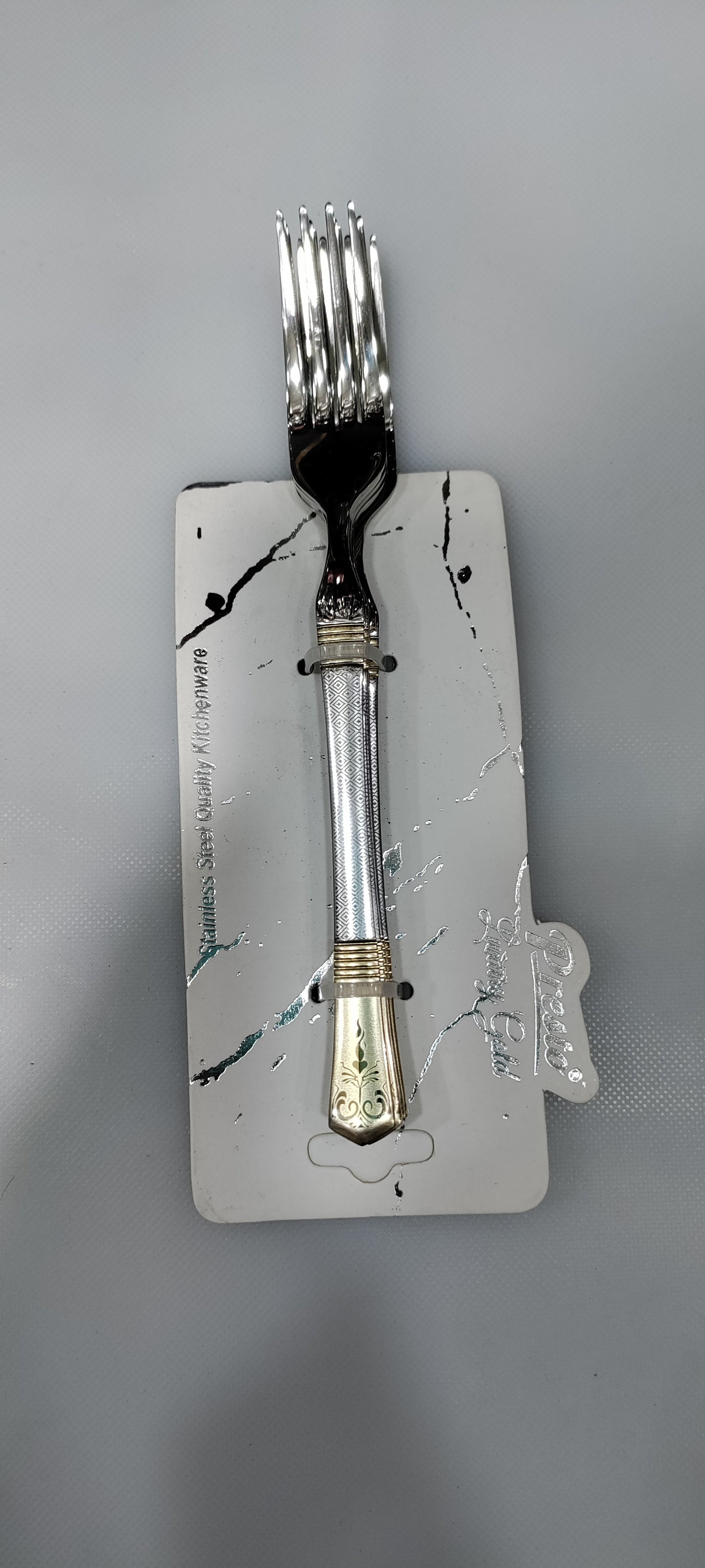 Full Heavy Stainless Steel Cutlery Unique Luxury Design silver golden with flower