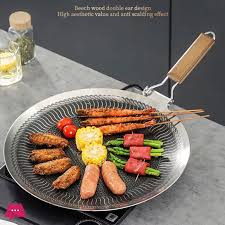 Original honeycomb stainless steel laser coated tawa