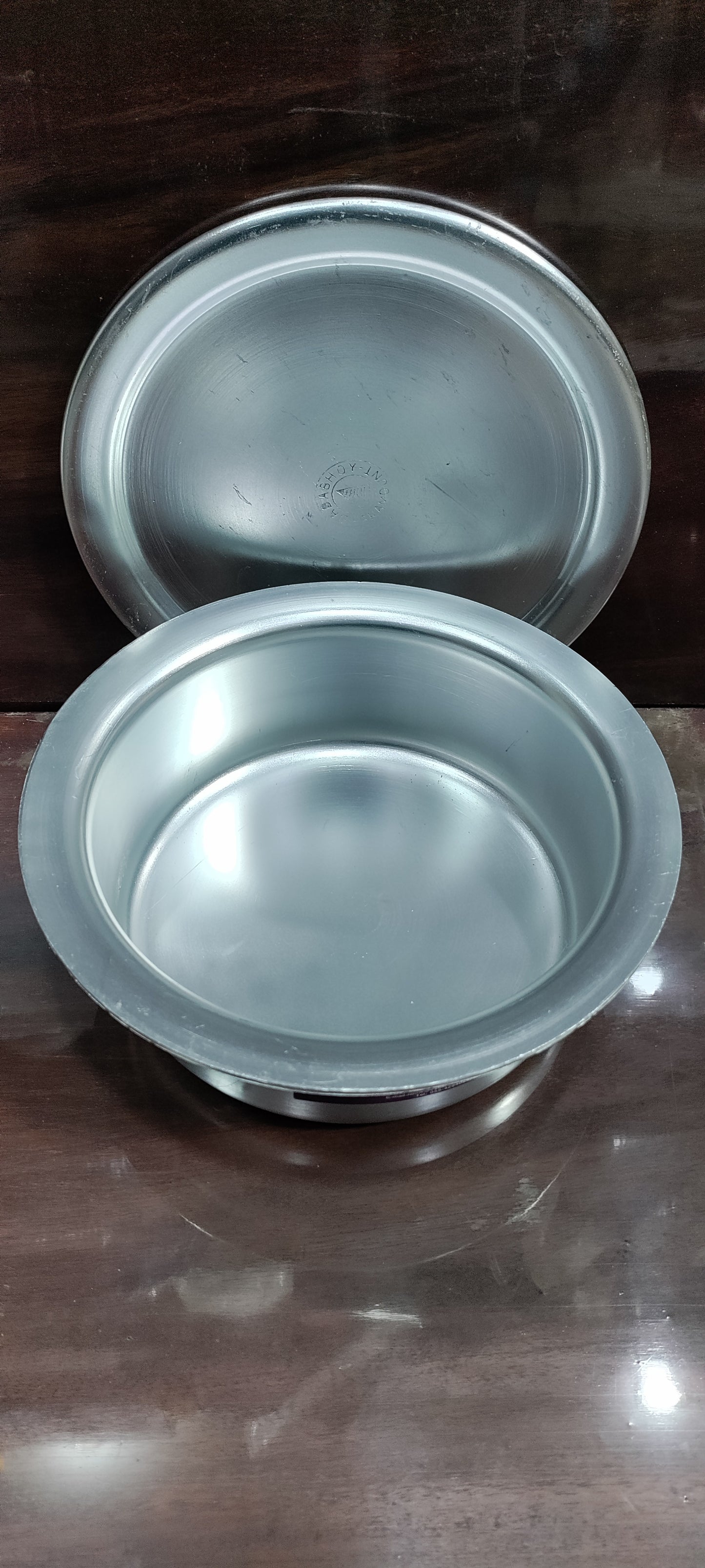 Anodized heavy lagan dadabhoy flat bottom for biryani kofta gravey
