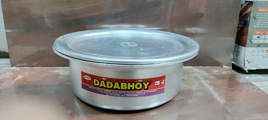 Anodized heavy lagan dadabhoy flat bottom for biryani kofta gravey