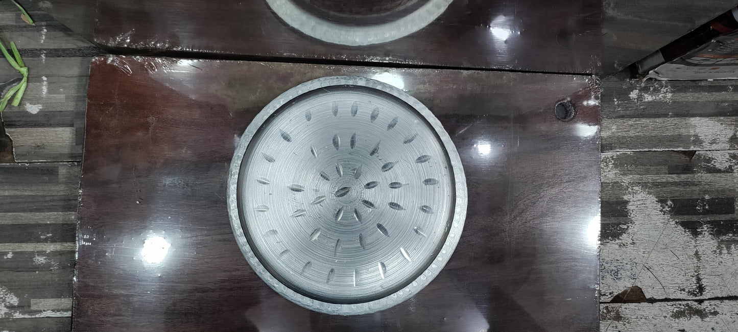 Anodized mathar lagan flat bottom for biryani gravey kofta