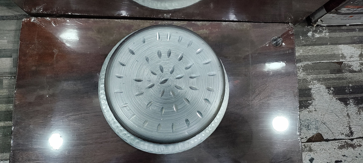 Anodized mathar lagan flat bottom for biryani gravey kofta