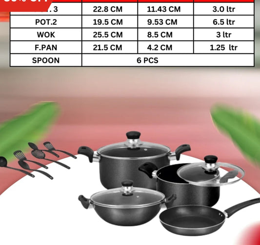 13pcs Nonstick Gift Set Box Pack Marriage gift set