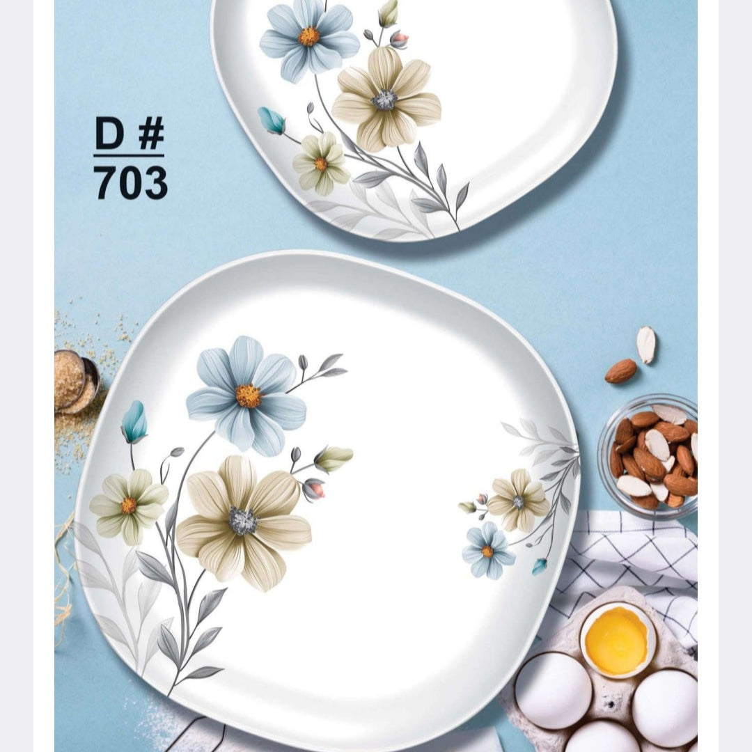 Imported melamine double glazed dinner set best quality guarantee gift set melamine wholesale price in pakistan wholesale crockery shop