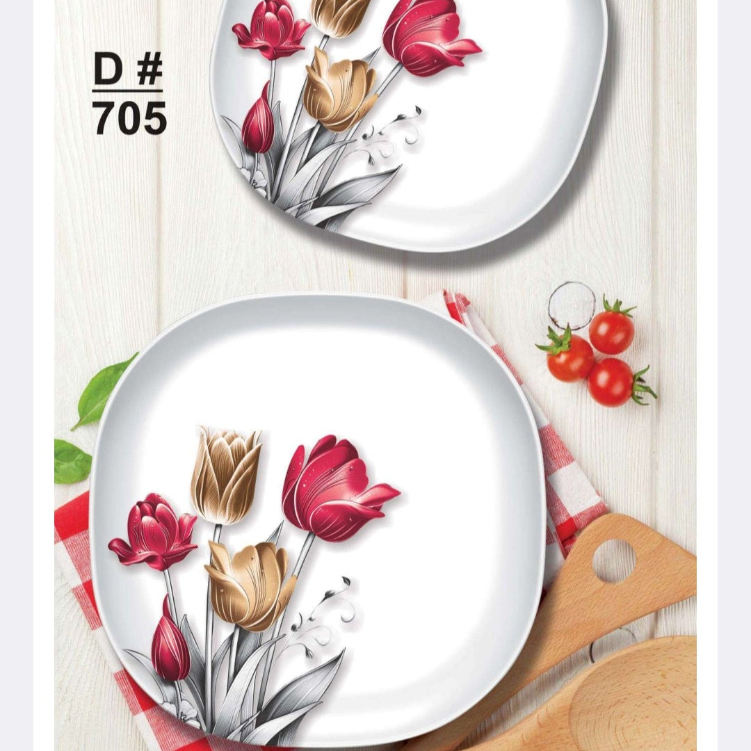Imported melamine double glazed dinner set best quality guarantee gift set melamine wholesale price in pakistan wholesale crockery shop