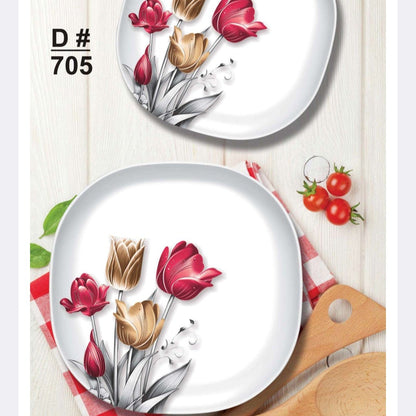 Imported melamine double glazed dinner set best quality guarantee gift set melamine wholesale price in pakistan wholesale crockery shop