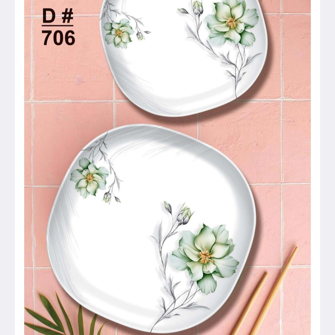 Imported melamine double glazed dinner set best quality guarantee gift set melamine wholesale price in pakistan wholesale crockery shop