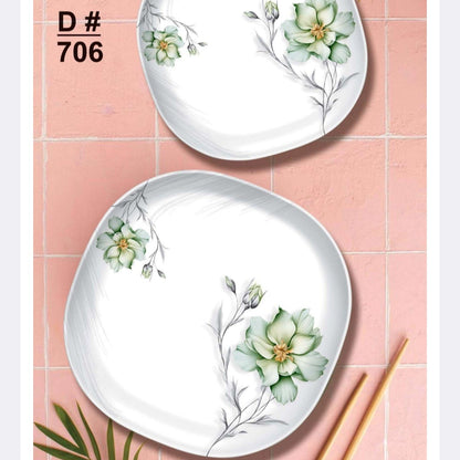 Imported melamine double glazed dinner set best quality guarantee gift set melamine wholesale price in pakistan wholesale crockery shop