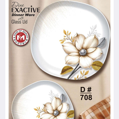 Imported melamine double glazed dinner set best quality guarantee gift set melamine wholesale price in pakistan wholesale crockery shop