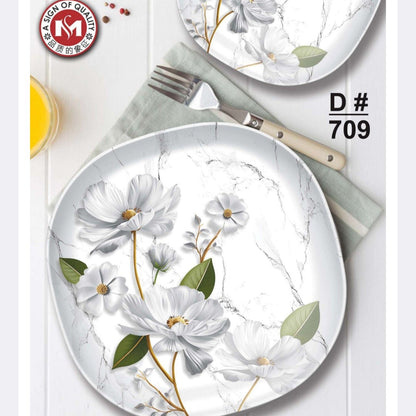 Imported melamine double glazed dinner set best quality guarantee gift set melamine wholesale price in pakistan wholesale crockery shop