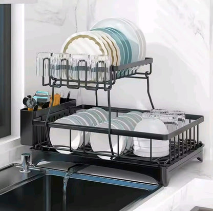 2 Tier Dish Drying Rack