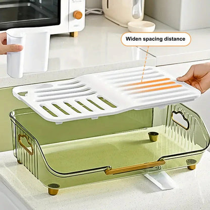 Acrylic Luxury Dish Drain Rack