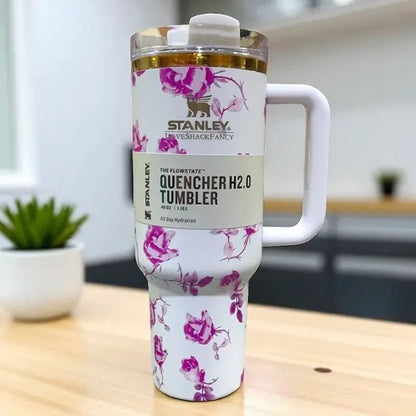 Stanley Inspired Floral Print Quencher H2.0
