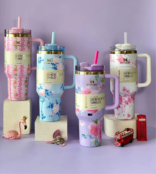 Stanley Inspired Floral Print Quencher H2.0