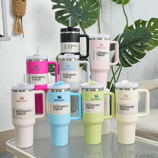 Stanley Tumbler with Double-Wall Insulation – Keeps Drinks Ice-Cold or Piping Hot for Hours