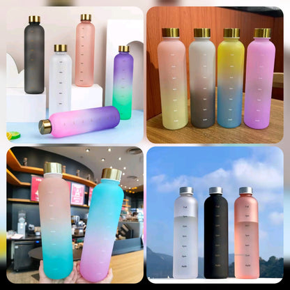 Sport Water Rainbow Frosted Non-toxic Bottle