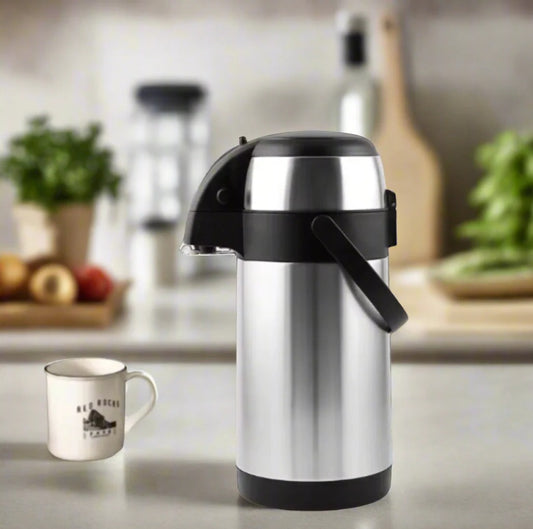 DayDays Airpot thermos Vacuum Insulated Stainless Steel