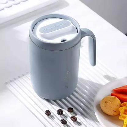 500ml Portable Coffee Cup – Creative PP Liner Travel Mug with Cover