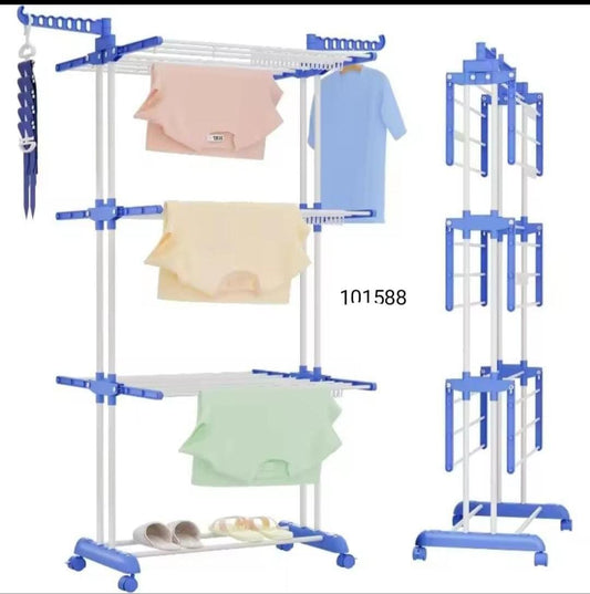 Easy to move folding clothe 3 tier cloths Dryer