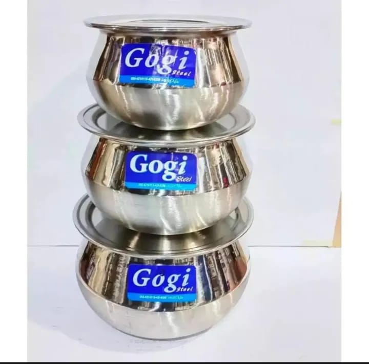 Gogi Steel POT FOR Water boiling
