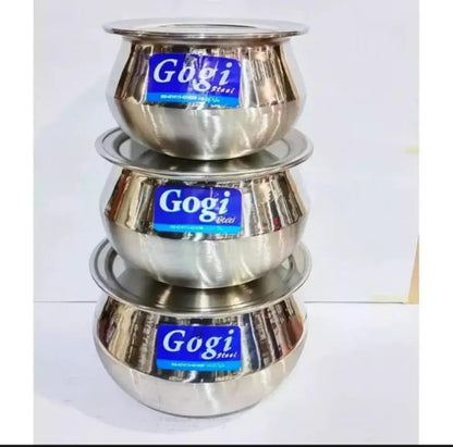 Gogi Steel POT FOR Water boiling