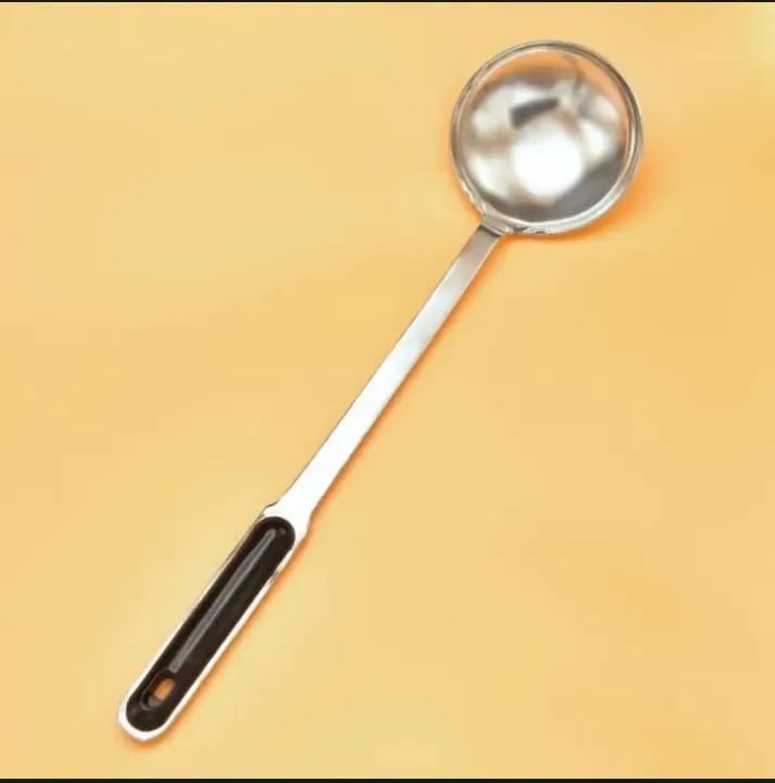 Stainless steel heavy palta ,  Karchi  &  serving spoon