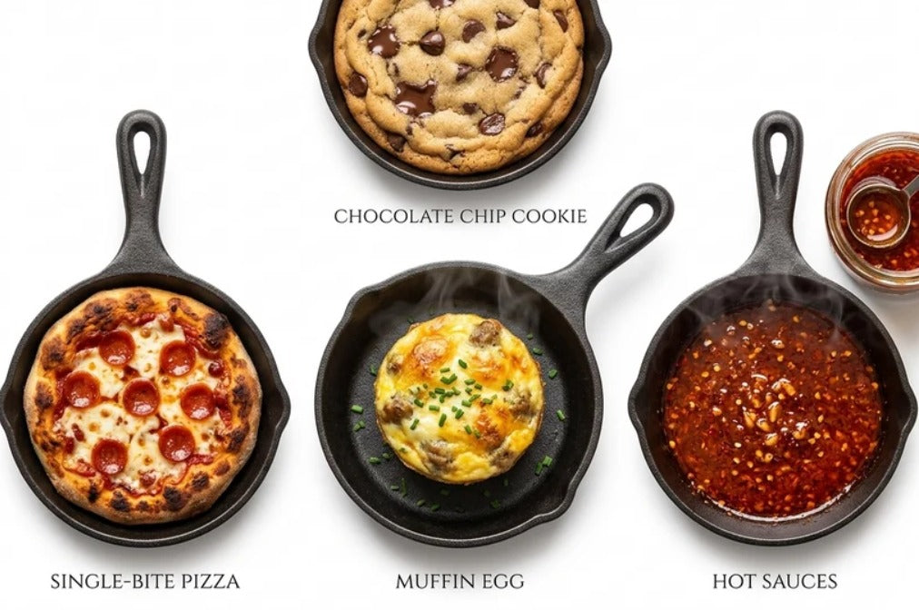 Cast Iron Skillet Frying Pan | Heavy Duty Cast Iron Frypan