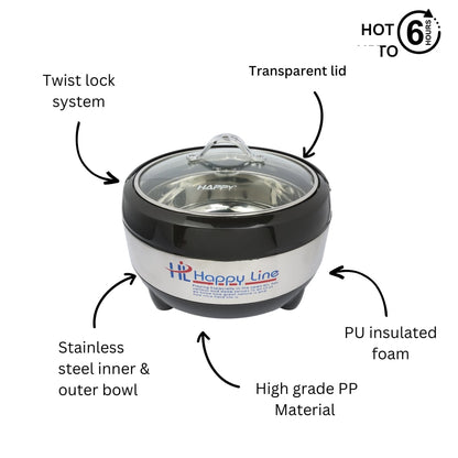 Happy Line Glass Top Hotpot