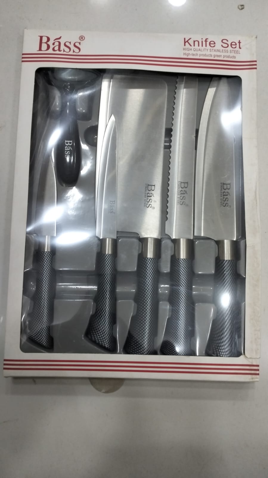 6 pcs knife set premium quality.