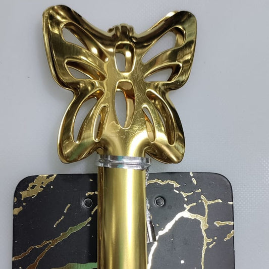 9 inch Tong Golden Colour Stainless steel heavy Serving chimta beautiful luxury