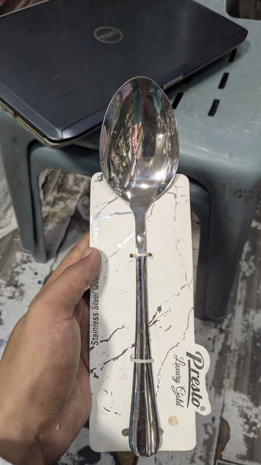 Presto Luxury Gold stainless steel spoon features a high-grade mirror polish and durable design.