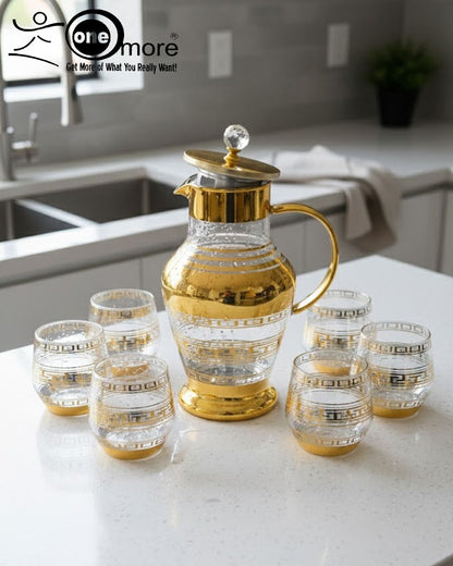 Fancy Glass Water Set