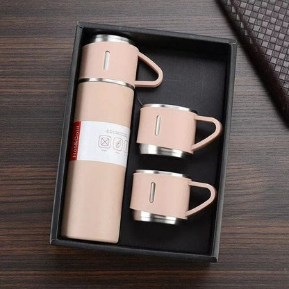 Vacuum Flask Mug Set, Stainless Steel Vacuum Flask Tumbler For Coffee Hot Water