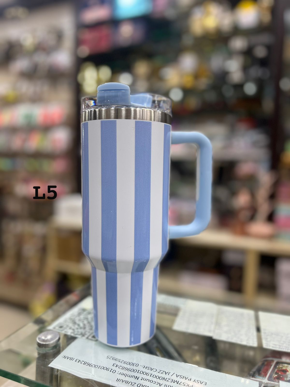 1200ML 40oz stripe design thumbler