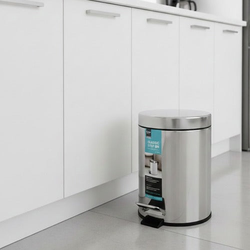Stainless steel pedel  dustbin.