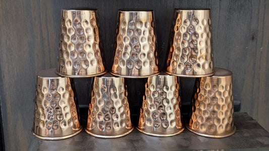 1pc Pure Copper Glass healthy hygienic drinking