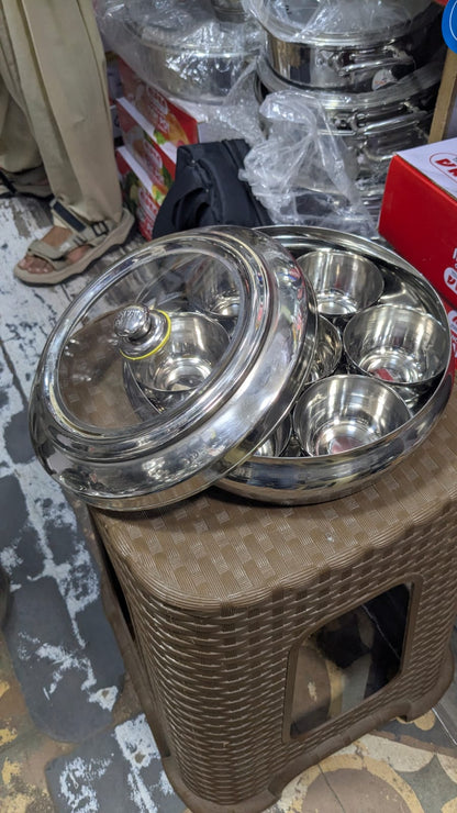 stainless steel Indian Masala Dabba,