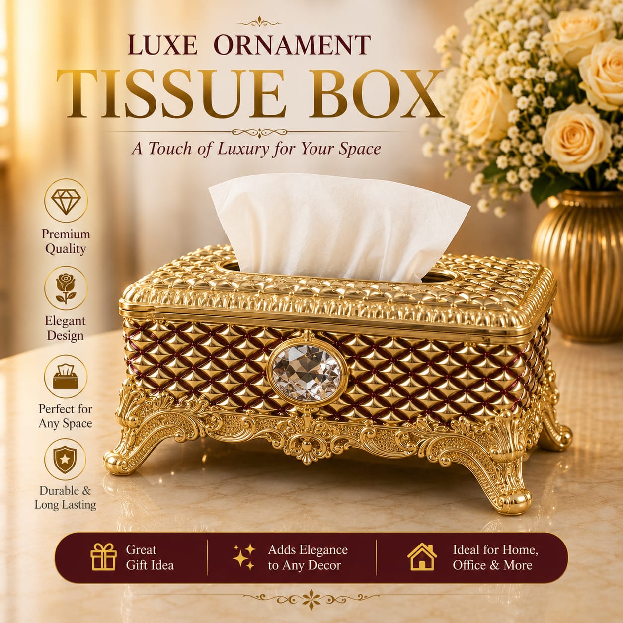 Elegant, premium, and practical. Perfect for your living room, bedroom, office, or gifting