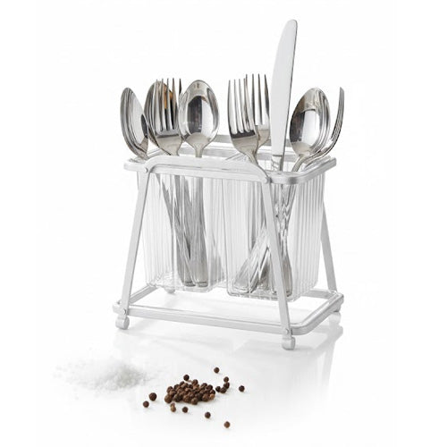 .Aluminum spoon stand.
