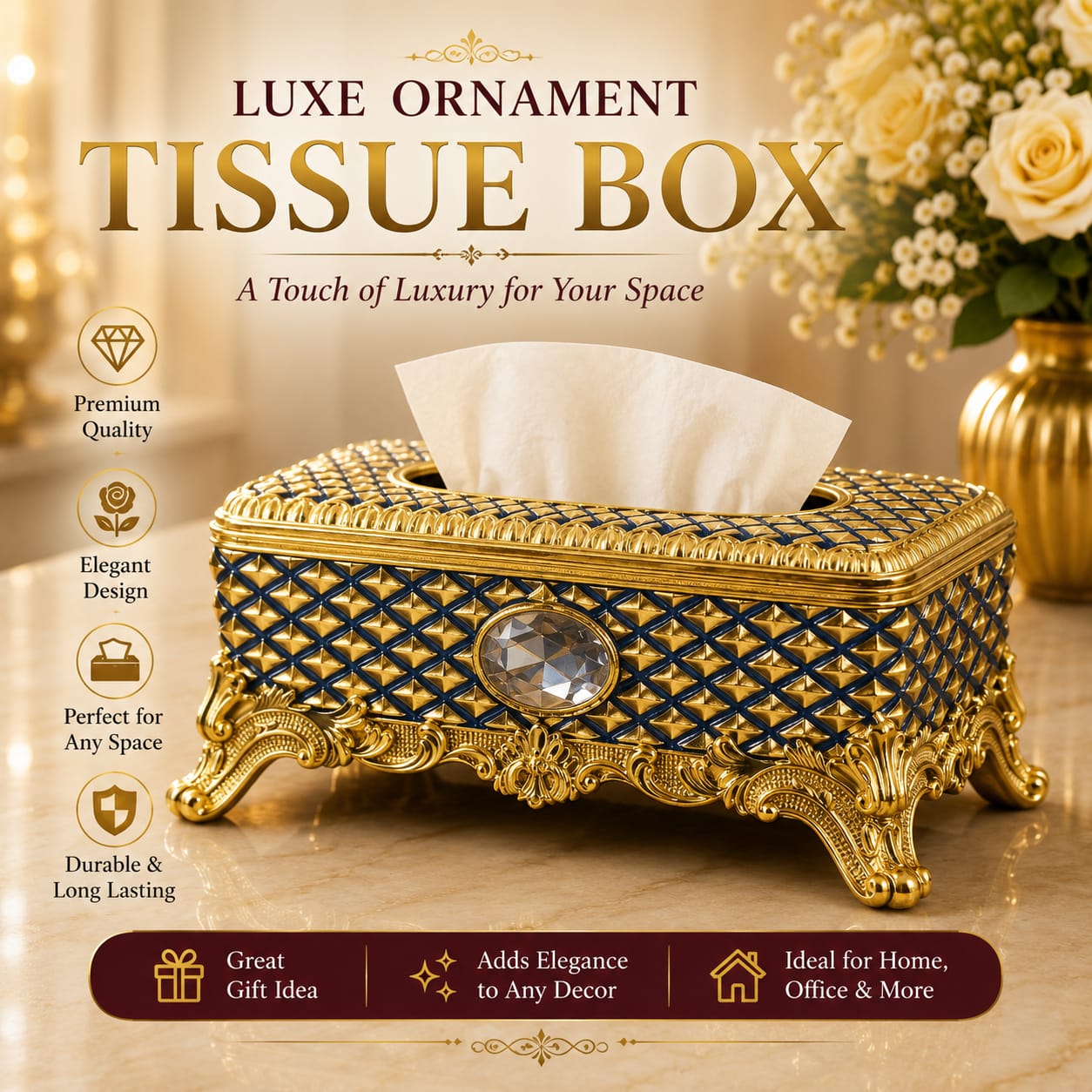Elegant, premium, and practical. Perfect for your living room, bedroom, office, or gifting